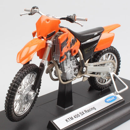 Modelo de motocicleta Maisto KTM 450 SX SXF EXC Racing RC 8C RC390 690 SMC R 640 Duke II Rally de escala 1/18 Diecast Veículos de Moto de Trilha