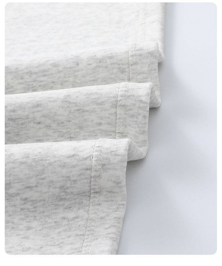 Calça de moletom reta 340G de terry, confortável, versátil, macia e suave para a pele, resistente a rugas e durável
