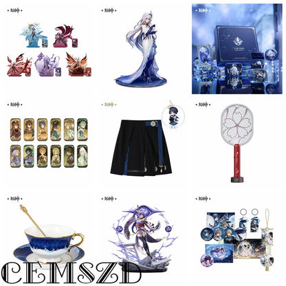 [Genuine] Anime Gift Box Set Official Game Genshin Impact Honkai Star Rail Zenless Zone Zero Honkai Impact 3RD&Tears of Themis