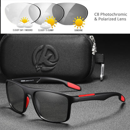 KDEAM Rectangular Ultra Light TR90 Sunglasses Men Polarized Wholesale