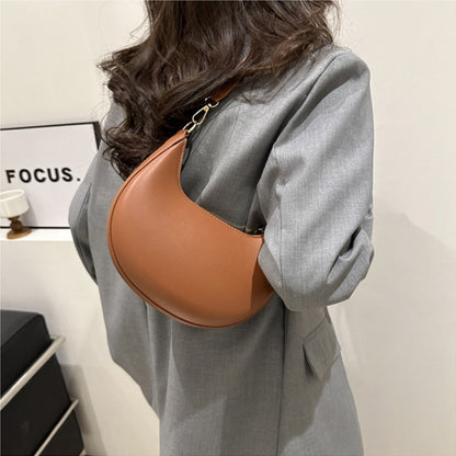 New Fashionable High-end Moon-shaped Baseball Bag Showing Luxury Women's Single Shoulder Bag Elegant lady Handbags bolso mujer