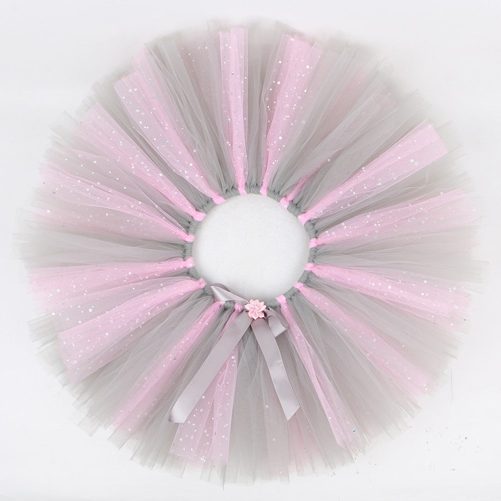 Elephant Tutu Skirt for Baby Girls Carnival Party Animal Dress Up Outfit Halloween Elephant Costume for  Fluffy Tulle Skirts
