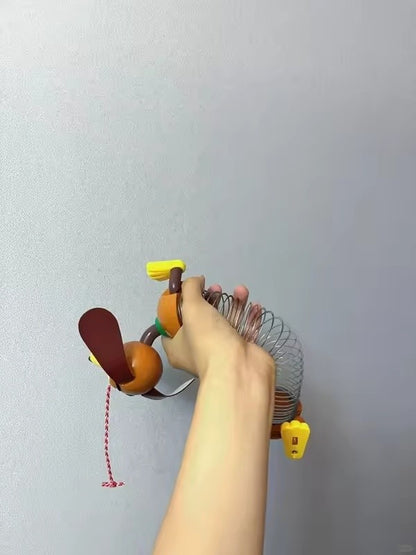 Boneco Toy Story Anime Slinky Dog com Som de 20cm, Figuras de Ação Dachshund, Modelo Criativo, Presente de Aniversário para Crianças