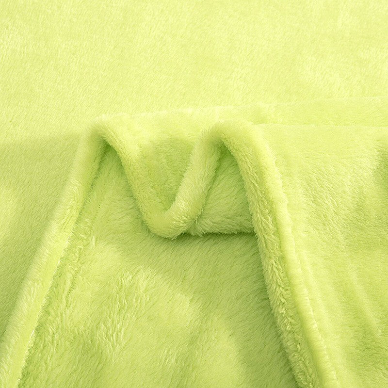 Cobertores de Coral Fleece e Flanela para Camas Azul Sólido Rosa Macio Quente Fino Colcha Capa de Sofá Manta de Pele Sintética