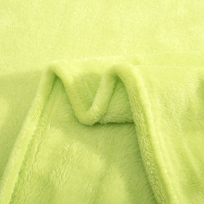 Cobertores de Coral Fleece e Flanela para Camas Azul Sólido Rosa Macio Quente Fino Colcha Capa de Sofá Manta de Pele Sintética
