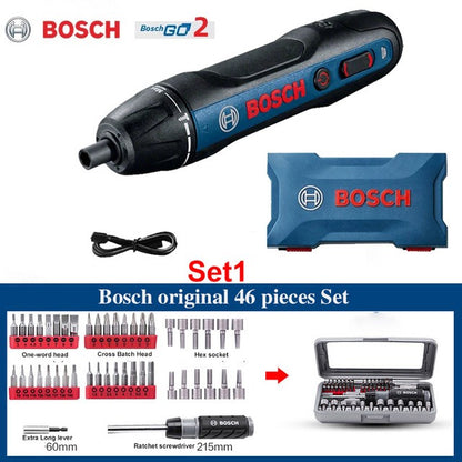 Parafusadeira Bosch Go 2 Recarregável Sem Fio Furadeira Parafusadeira de Impacto Bosch Go Parafusadeira Elétrica Ferramentas Elétricas Domésticas Multifuncionais