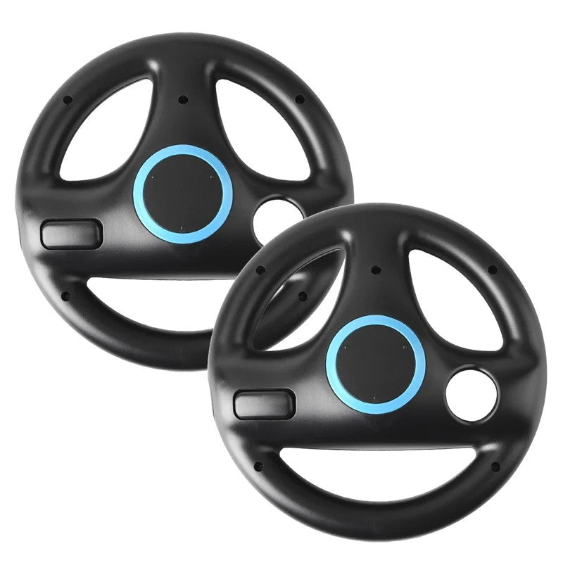 2 Peças Volante de Corrida Plástico com Design Inovador e Ergonômico para Controle Remoto de Jogos de Corrida Nintendo Wii Kart