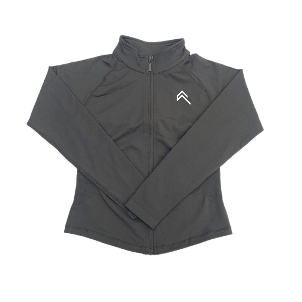 Oner Active Women's Comprehensive Training Jacket Yoga Jacket Gym Jacket Long Sleeve Zipper Tight Plastic Waistband Daily Jacket