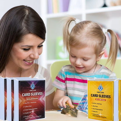 100 UNIDADES Protetores Internos de Cartas 61X88/64x89mm Dois Tamanhos Ajuste Perfeito para Cartas de Jogo YGO/MGT Os Protetores Internos de Cartas São Lisos e Resistentes