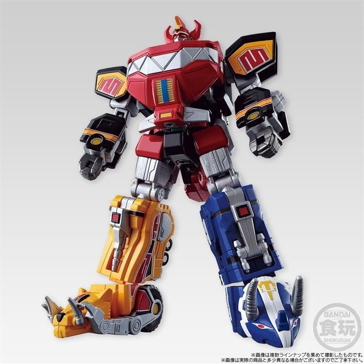 Em Estoque 100% Original Bandai Super Minipla Kyouryuu Sentai Zyuranger Mighty Morphin Boneco de Ação de Brinquedo Presente para Amigo