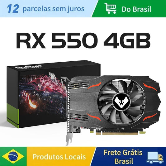 Soyo graphics card AMD GPU Radeon RX 550 4G GDDR5 128bit 14nm computer components pc rx550 PCI-E 3.0 game video cards