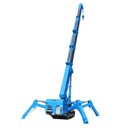 CE EPA Engine 3 Ton Spider Crane Full Hydraulic Telescopic Boom Mini Crawler Mobile 360° Rotating Spider Crane