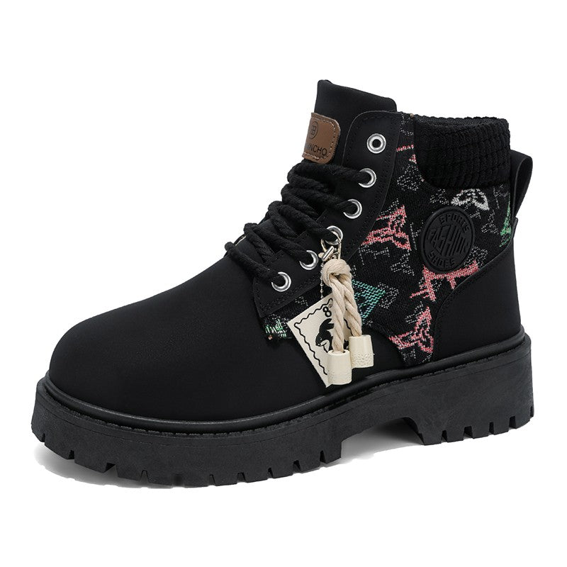 Men's boots four season classic big head casual boots soft sole non-slip breathable Joker high-top outdoor comfort tooling boots