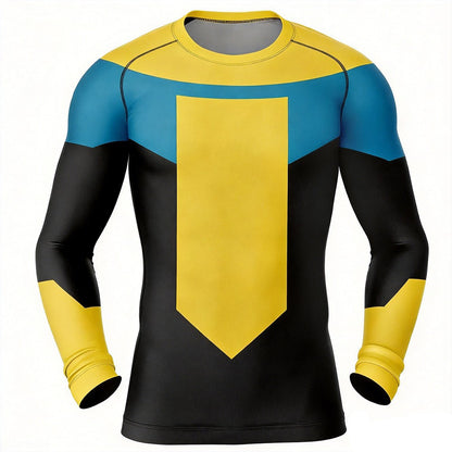 Invincible Cosplay Rash Guard Diving T Shirt BJJ RashGuard Long Short Sleeve MMA Clothing Men Women Viltrumite Gym Shirt Costume