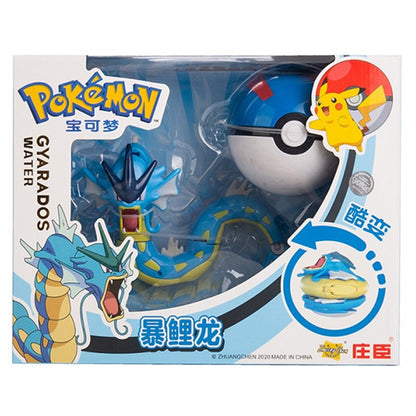 Novos Bonecos Pokémon Caixa Original Genuína Pikachu Charizard Greninja Monstro de Bolso Pokebola Brinquedos Modelo de Deformação de Ação Presente