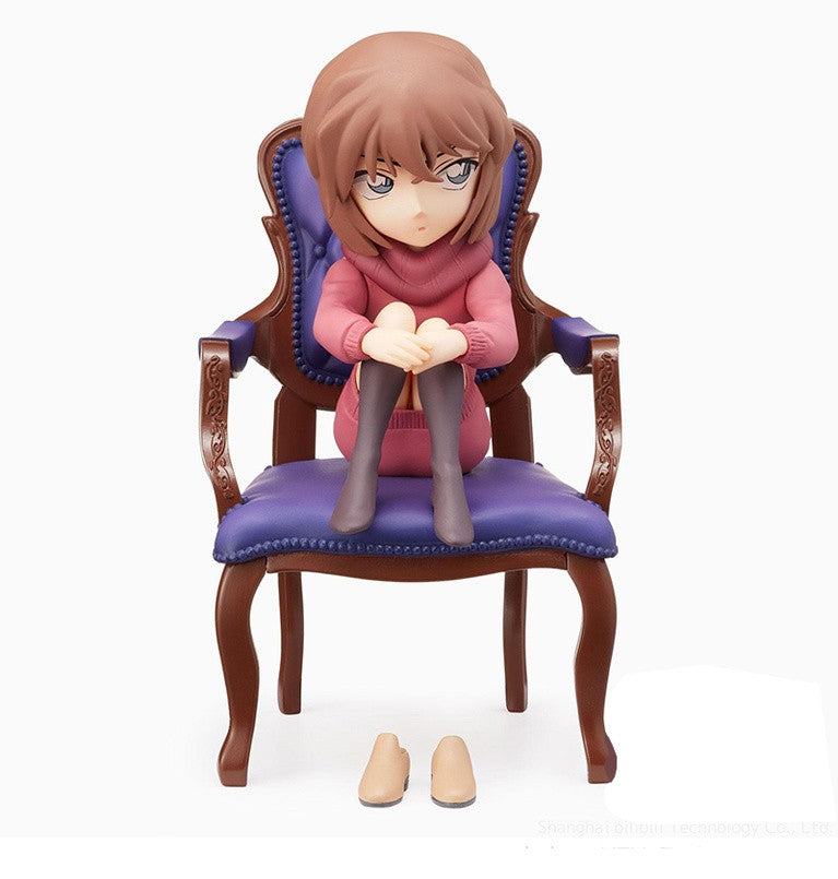 11CM Q.ver Detetive Conan Anime Figura TMS Entertainment PVC Action Figure Anita Hailey Coleção de Figuras Modelo Boneca Presente