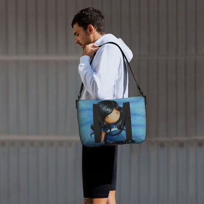 Custom Santoro Gorjuss Beach Travel Bag Large Capacity Tote Bags for Gym Yoga Women Shopping Duffle Shoulder Bag