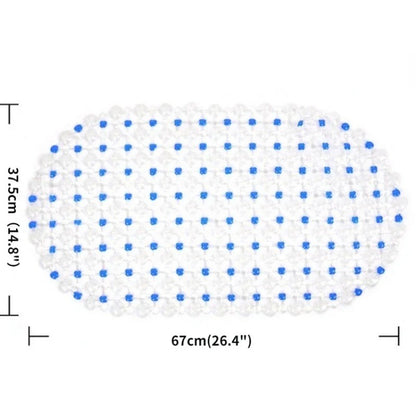1PC Anti-slip shower pad with suction cup Massage Mat anti-fall children's foot pad PVC bathroom floor mat Bathroom accessories