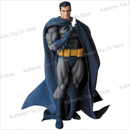 Novos brinquedos CT Batman Hush Versão Azul Mafex 105 Bat Man Versão Preta Dc Anime Action Figure Estatueta Modelo Estátua Presentes Brinquedos