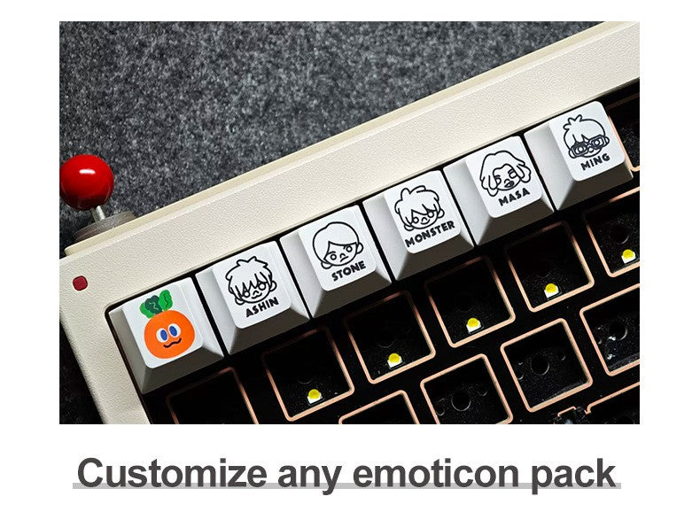 Keycap Personalizada 1pc Teclas Biohazard Umbrella PBT Metal Teclas Teclado Mecânico