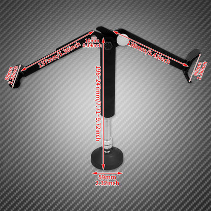 Cavalete de roda que economiza trabalho para motocicletas, suporte de roda universal, levantador de roda, suporte lateral, elevador de quadro do braço oscilante para Harley para Honda