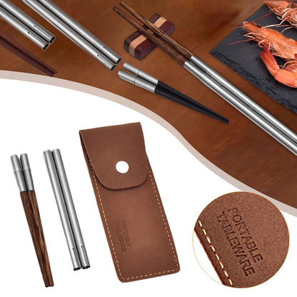Hashis de Madeira Portáteis, Leves e Versáteis com Bolsa de Armazenamento para Uso Externo