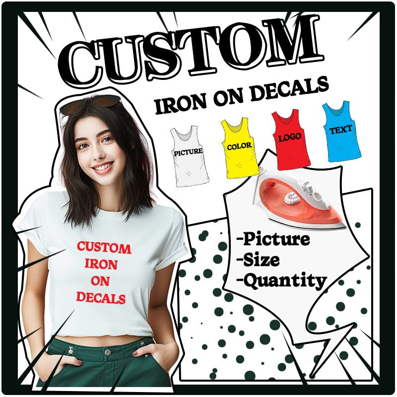 Custom Chest Badges Custom Brand Logo Thermal Stickers on Clothes Heat-Sensitive Patches Heat Vinyl Ironing Stickers Decor