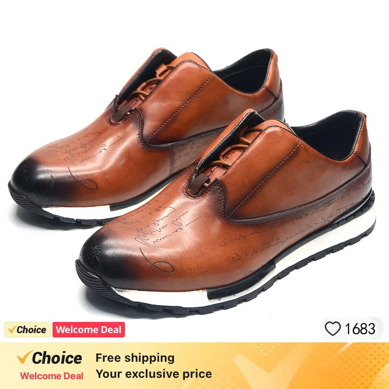 Handmade men shoes luxury brand high quality Genuine Leather dress shoes Man Fashion Formal Office Oxford Male Footwear Social