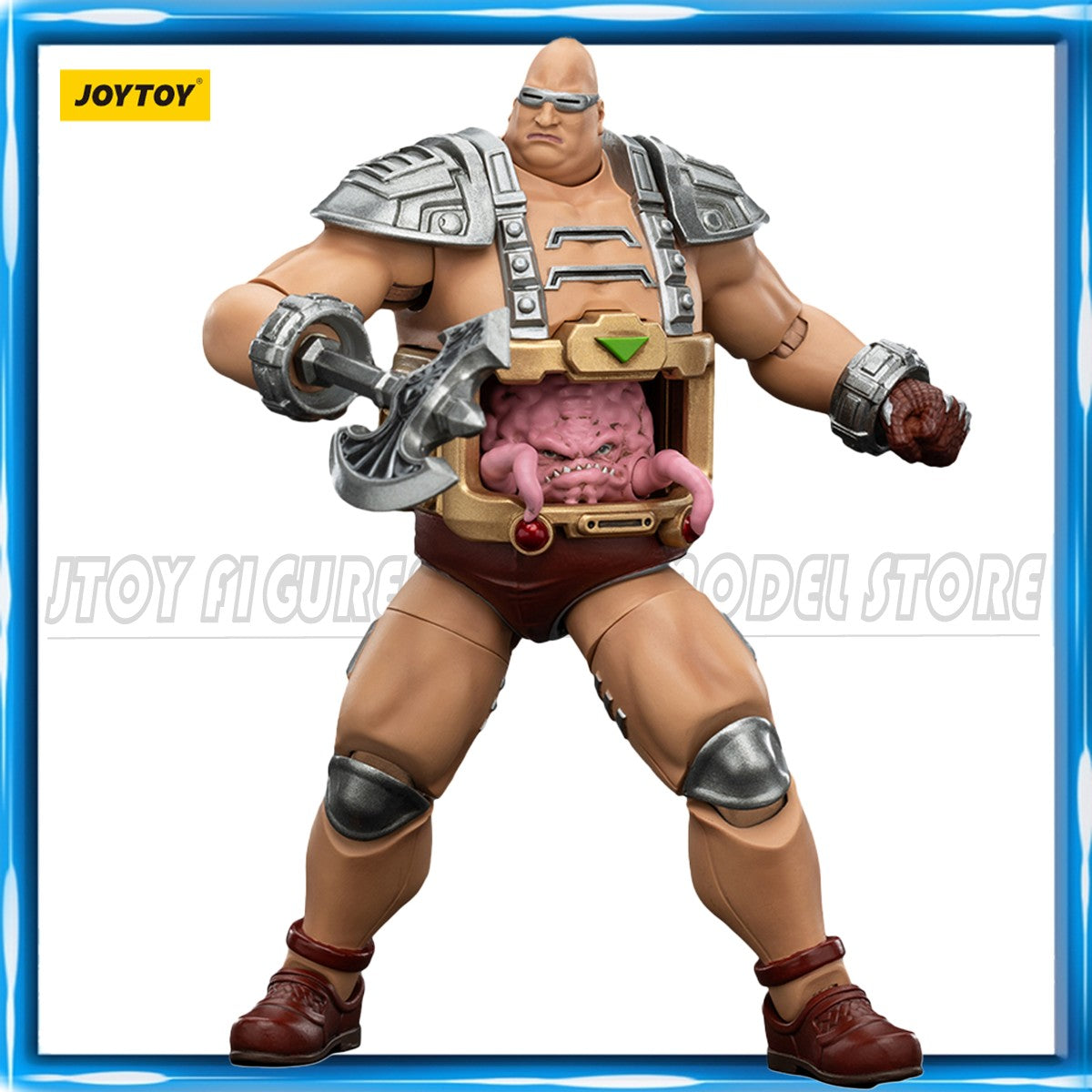 [Pré-venda][Disponível na Ásia] JOYTOY 1/18 Bonecos de Ação TMNT Tartarugas Ninja Krang Figuras de Anime Brinquedos Modelo