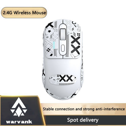 Warvank X8 Wireless Gaming Mouse 500 mAh TYPE-C Rechargeable Office Mouse Suitable for Laptop Desktop Computers