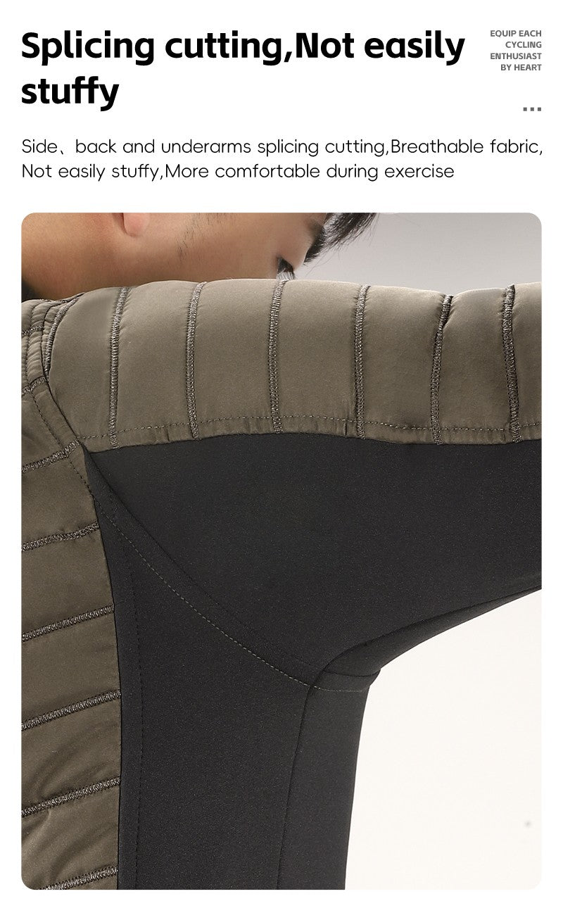 WEST BIKING Cycling Jacket Men Coats Winter Thermal Fleece Windbreaker MTB Bicycle Clothing Motorcycle Bike Jackets 0?-15?