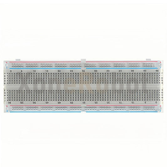 NEW MB102 Breadboard 400/830 Point Solderless PCB Bread Board White/Transparent Test Develop DIY For Arduino