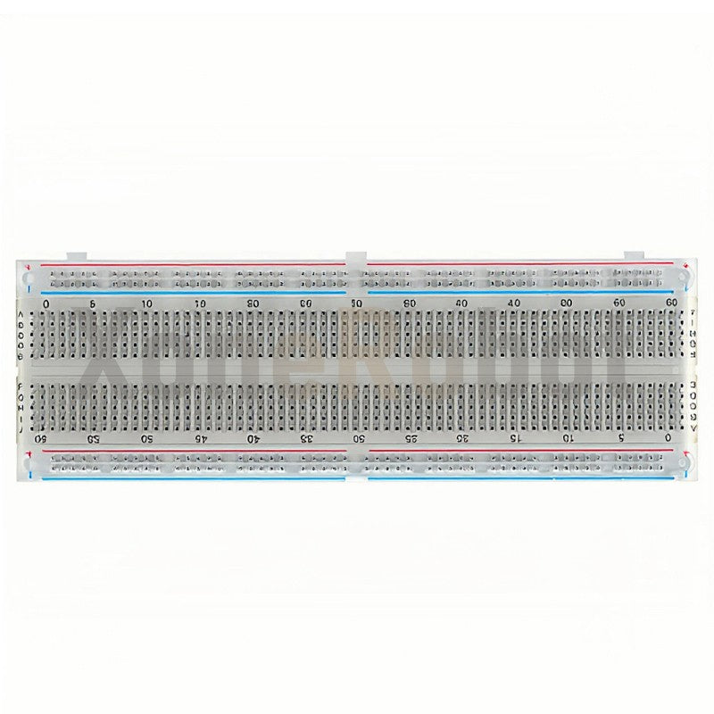 NEW MB102 Breadboard 400/830 Point Solderless PCB Bread Board White/Transparent Test Develop DIY For Arduino