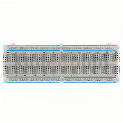 NEW MB102 Breadboard 400/830 Point Solderless PCB Bread Board White/Transparent Test Develop DIY For Arduino