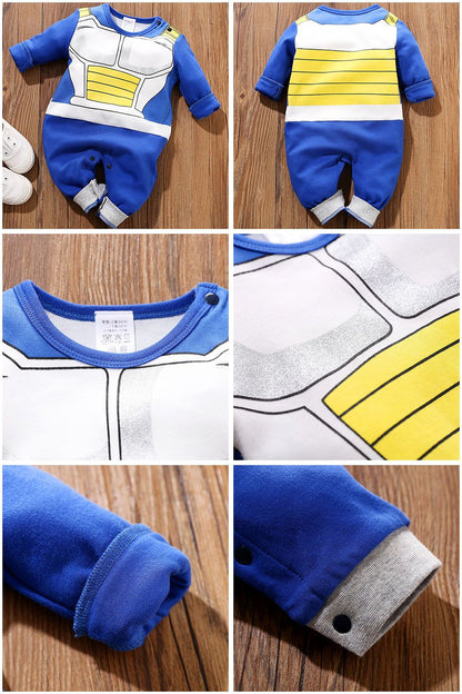 Newborn Costume Baby Anime Romper Boy Kakashi Akatsuki Chopper Zoro Vegeta Cosplay Clothes Infant Jumpsuit Clothes 0-18 Months