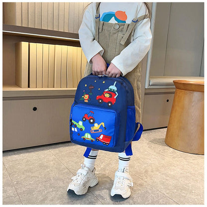 MILANCEL Nova Bolsa Infantil para Meninos Desenho Animado Crianças Fofo Jardim de Infância Mochila Carro Meninas 2 Cores Bolsa de Ombro