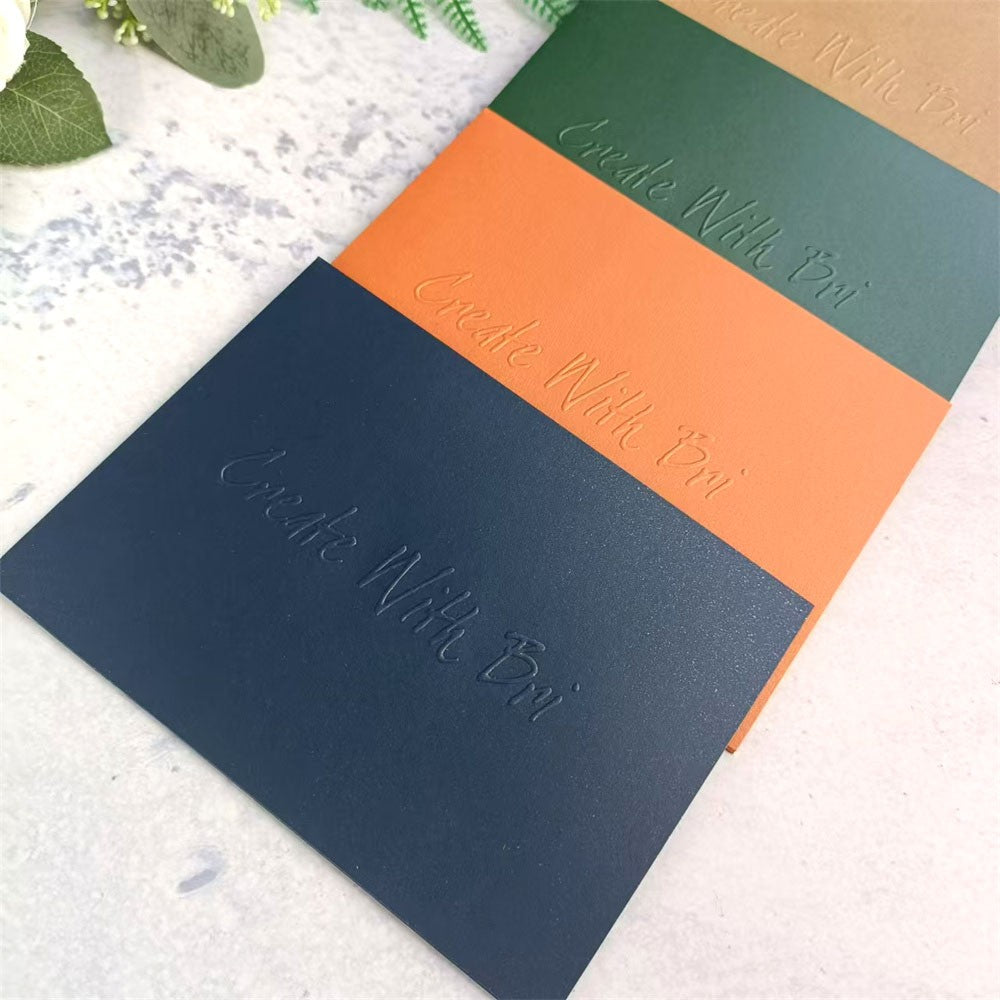 Customized Invitation Envelope, Personalized Wedding Card Holder, Blank Pocket Envelop 50 Sets