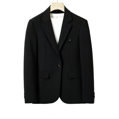 WVGA Spring Autumn New Man Turn-Down Collar Long Sleeve Blazers Niche Chic Casual Straight Suit Pants Two Pieces Sets Ins W14294