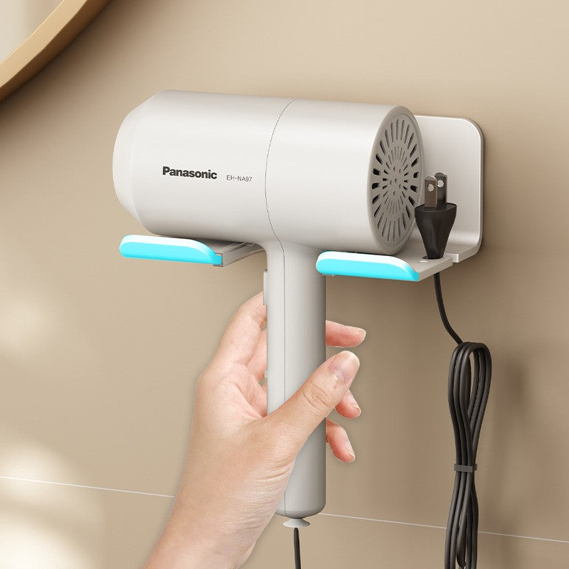 Suporte para Secador de Cabelo Suporte para Chapinha de Cabelo Suporte de Parede de Armazenamento para Banheiro sem Perfurações Prateleiras para Casa