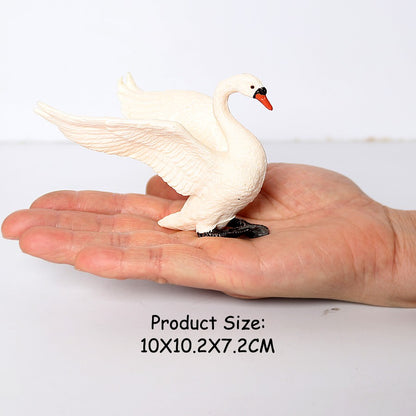 Coruja Flamingo Peru Tucano Seahawk Modelo Animais Estatuetas Plástico Pássaro Brinquedo Boneco de Ação Aventuras na Selva Presentes para Crianças Zoológico da Floresta