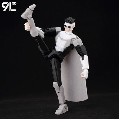 9L3D Sortudo 13 Invencível Menino Conquistador? Boneco de Ação Omni Impresso em 3D Modelo de Anime Articulado Colecionável Brinquedo Presente Fã