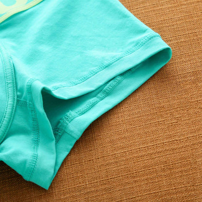 Men's cotton underwear low waist letter tide comfortable sweat-absorbent boxer shorts