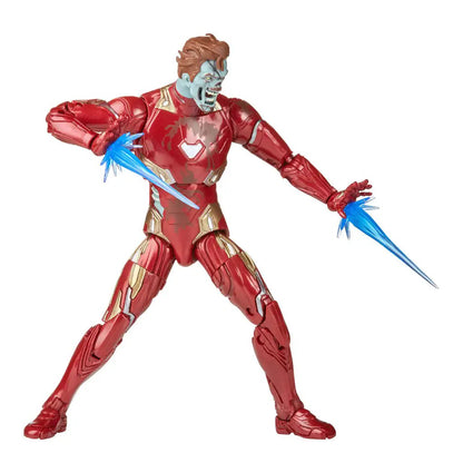 Marvel Legends Zombie Homem de Ferro Khonshu Wave Boneco Articulado Solto 6"