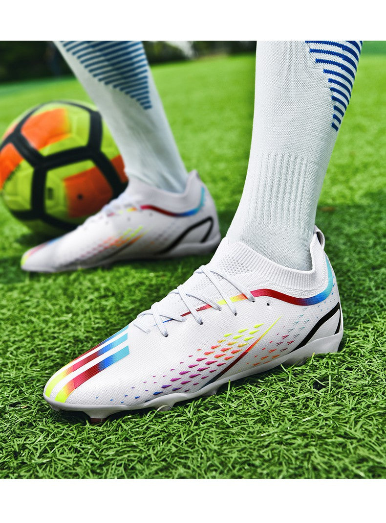 New Men Ultralight Soccer Shoes TF/FG Professional Football Boots Unisex Non-Slip Training Soccer Cleats Outdoor Field Chuteira
