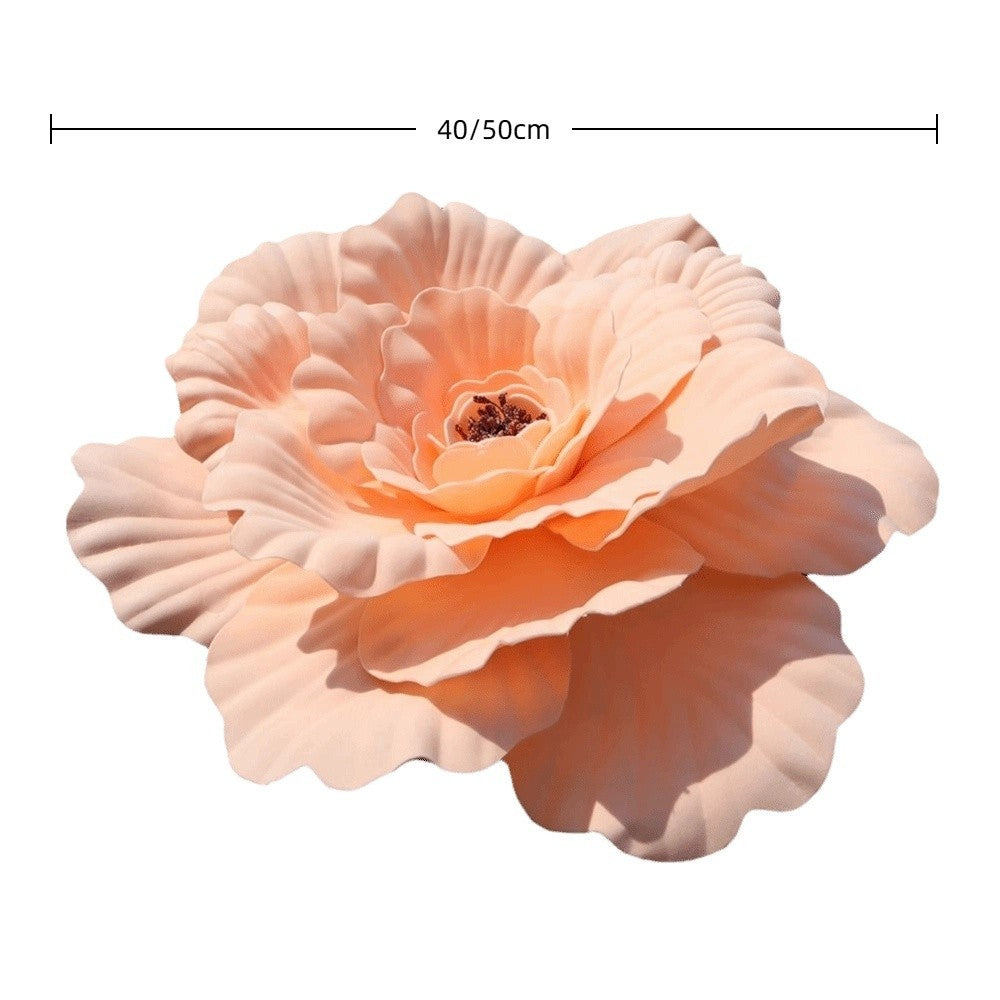 40/50cm Artificial Peony Wedding Party Decoration Large Flower Show Props Fake Flowers DIY Flower Background Wall Decoration