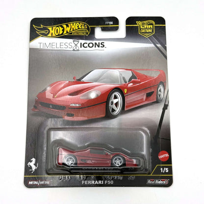 Hot Wheels FPY86 9C1N Timeless Icons Lexus LFA/Nissan Skyline/Porsche/Koenigsegg/Ferrari F50 Carro Miniatura de Metal Fundido 1/64