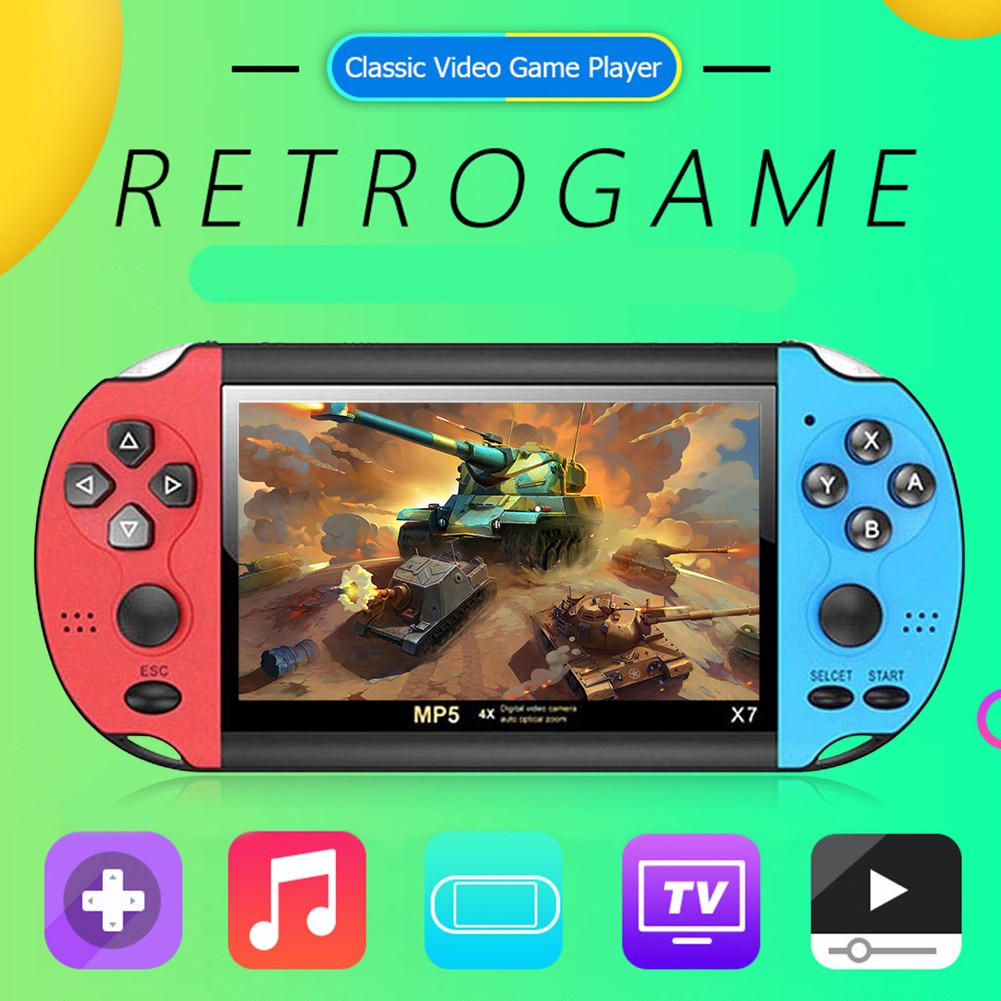 Handheld Portable Mini Retro Video TV Hand Game Console Player Arcade Machine for Kids Gaming Videogame Emulator Box Retrogaming
