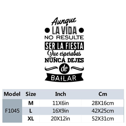 1 pc meaningful spanish text Wall Sticker Home Decoration wallpaper Accessories For Baby Kids Rooms Decor Mural