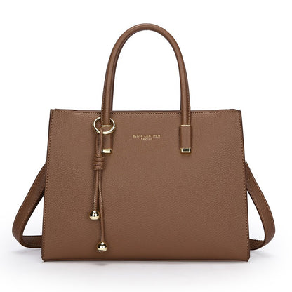 Genuine Brand Top Quality Pu Leather Handbag Women's Tote Messenger Sac Designer Large Capacity 3 Levels Shoulder Crossbody Bags