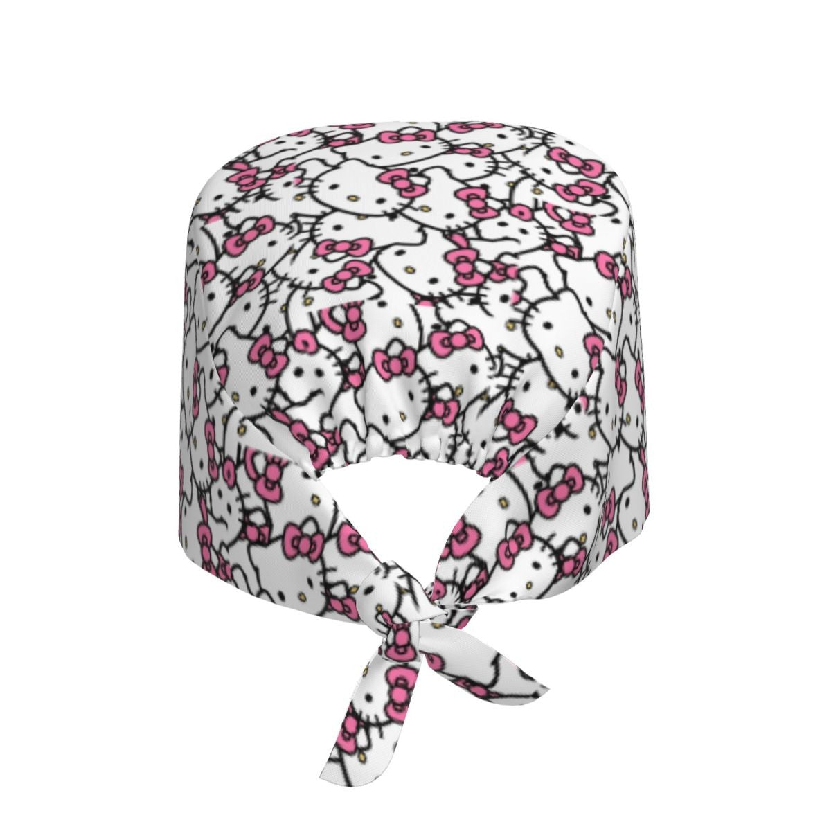 Custom Hello Kitty Medical Staff Scrubs Hat Women Men Cartoon Chara For Chef Hat Scrub Caps